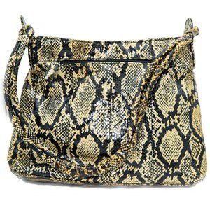 Bob Mackie Real Python Snakeskin Shoulder Bag